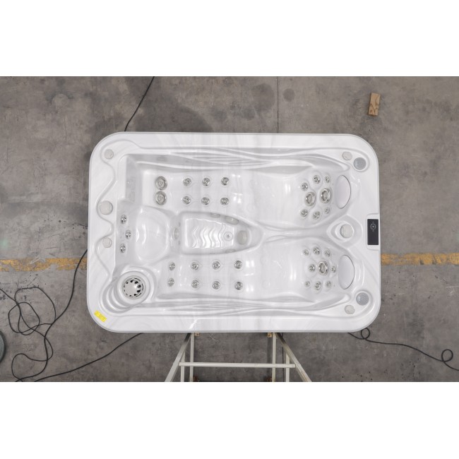 Jacuzzi exterior 3 persoane Visoli 225 x 155 cm 39 jeturi cu Ozone