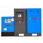 Compresor cu șurub Visoli 7.5kW/10HP, 10 bar, cu uscător