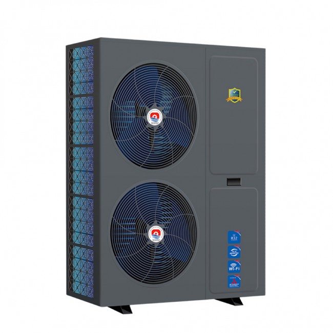 Pompa de caldura Visoli aer-apa 18 kW incalzire si preparare ACM cu control Wi-FI Pompa de caldura Visoli aer-apa 18 kW incalzire si preparare ACM cu control Wi-FI