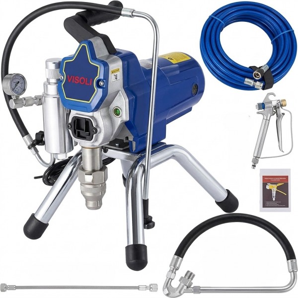 Pompa de zugrăvit airless Visoli 2000W pe piston, 227 bar