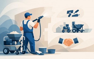 Pompa de glet profesionala: cum o alegi bine