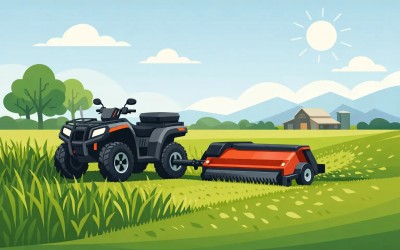 Tocator iarba ATV - cum alegi corect