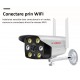 Camera de supraveghere IP wireless Visoli® VS C6, de exterior, night vision color, Full HD 1080p, camera 2.0 MP