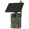 Camera de Vanatoare cu Panou Solar Sim 4G Visoli® H50 Modul GPS, Lentila 3MP, Rezolutie 2K, Trail Camera & Camuflaj, rezistenta la apa si insecte