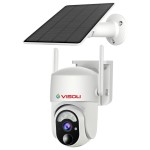 Camera de supraveghere Sim 4G cu Panou Solar Visoli® VS-S50 4G, 4MP, Detectie Umana, Zoom digital 4X, IR 20m, rezistenta la apa