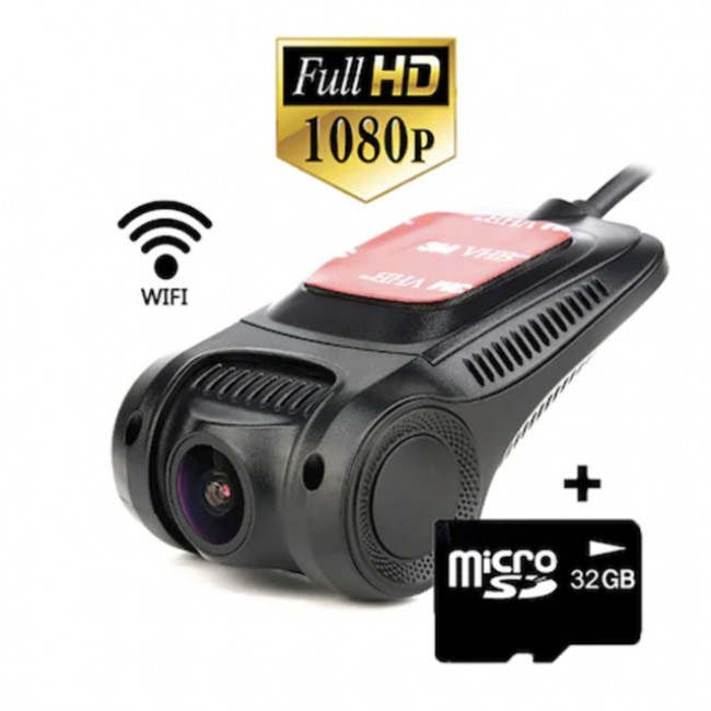 Camera auto DVR Visoli™ RoadBuddy H22 WiFi, chipset Novatek, lentile Sony, Full HD 30fps, night vision Camera auto DVR Visoli™ RoadBuddy H22 WiFi, chipset Novatek, lentile Sony, Full HD 30fps, night vision