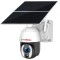 Camera de supraveghere Sim 4G Visoli® VS-S100 4G Zoom Optic 20X, 5MP, Inregistrare Non-Stop, Panou Solar 20W, Rotire din aplicatie, rezistenta la apa, auto tracking,  Alb