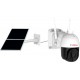 Camera de supraveghere Sim 4G Visoli® VS-S100-4G, 2MP 1080p, Zoom 4X, Inregistrare Non-Stop, Panou solar, Rotire din aplicatie, rezistenta la apa