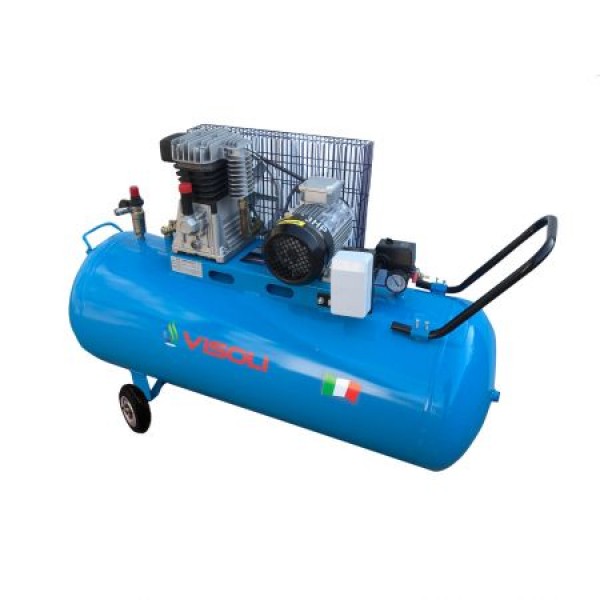 Compresor Aer 200L, Visoli VSL-200, 10bar, 300l/min, 220V/380V