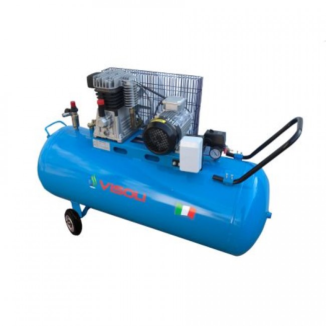 Compresor Aer 200L, Visoli VSL-200, 10bar, 300l/min, 220V/380V