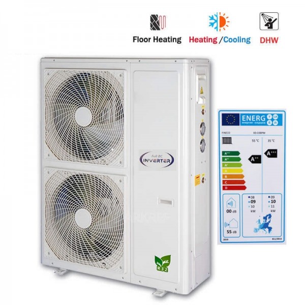 Pompa de caldura aer-apa 12 kW Visoli pentru  incalzire si preparare ACM cu control WI-FI