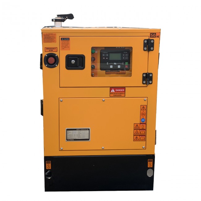 Grup Electrogen / Generator Electric Diesel Visoli™ 27 kVA cu carcasa si AAR / ATS