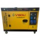 Generator Curent Electric Diesel Profesional Monofazic 7.5 KW Visoli® DG-9000LDE