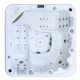 Jacuzzi de exterior SPA Visoli® 5A21 Suprateran, Argintiu, Fatada PVC Gri, Capacitate: 5 persoane