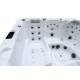 Jacuzzi de exterior SPA Visoli® 5A21 Suprateran, Argintiu, Fatada PVC Gri, Capacitate: 5 persoane