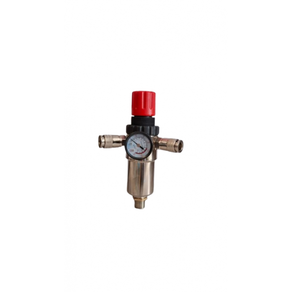 Reductor presiune cu filtru Visoli cu manometru si 2 cuple rapide